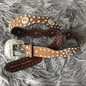 Leather Bling Western / Cowgirl Belt